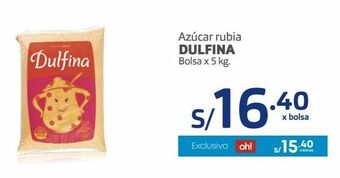 Makro Azúcar rubia dulfina bolsa x 5 kg. oferta