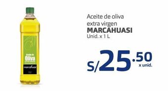 Makro Aceite de oliva extra virgen marcahuasi unid. x 1 l oferta