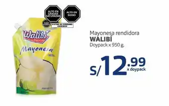 Makro Mayonesa rendidora walibí doypack x 950 g. oferta