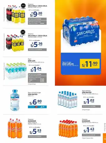 Makro Gaseosa inka cola oferta
