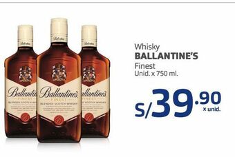 Makro Whisky ballantine’s finest unid. x 750 ml. oferta