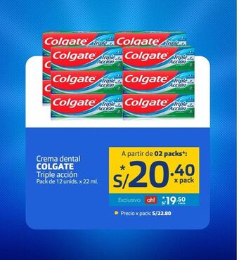 Makro Crema dental colgate oferta