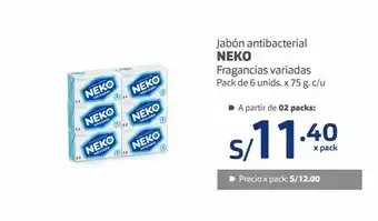 Makro Jabón antibacterial neko oferta