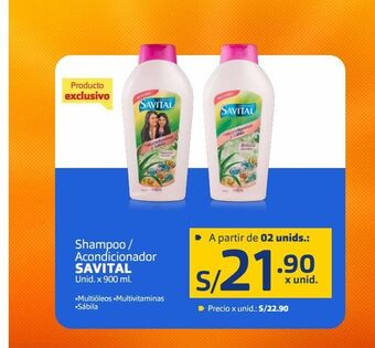 Makro Shampoo / acondicionador savital oferta