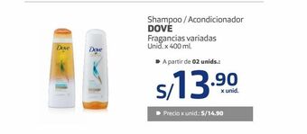 Makro Shampoo / acondicionador dove oferta