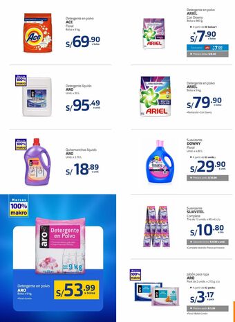 Makro Detergente ace oferta
