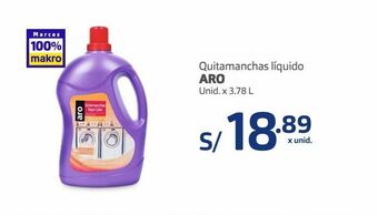 Makro Quitamanchas líquido aro oferta