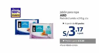 Makro Jabón para ropa aro oferta