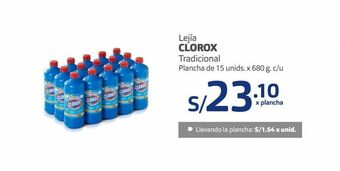 Makro Lejía clorox tradicional oferta