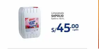 Makro Limpiatodo sapolio galón x 18.9 l oferta
