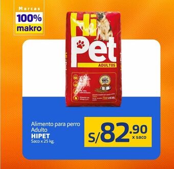 Makro Alimento para perro adulto hipet oferta