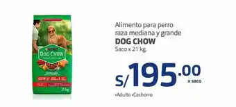 Makro Alimento para perro raza mediana y grande dog chow oferta