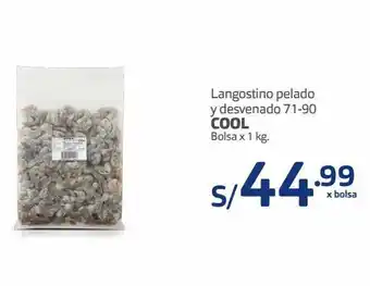 Makro Langostino pelado y desvenado 71-90 cool bolsa x 1 kg oferta