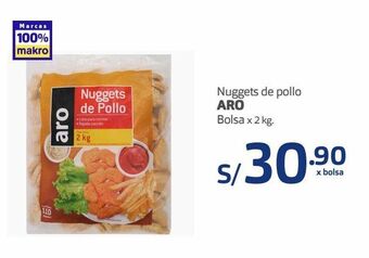 Makro Nuggets de pollo aro bolsa x 2 kg. oferta