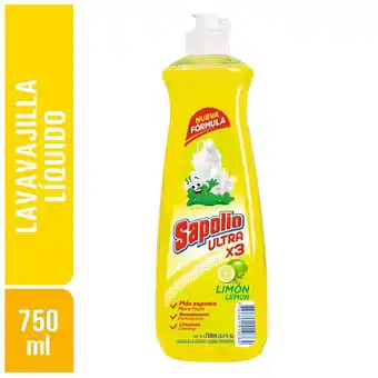 Tottus Lavavajilla liquido aroma limon oferta