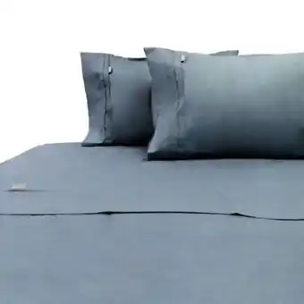 Tottus Juego de sabanas acero king 220h algodón oferta