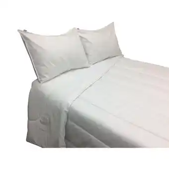 Tottus Edredon blanco king 220 hilos algodón oferta