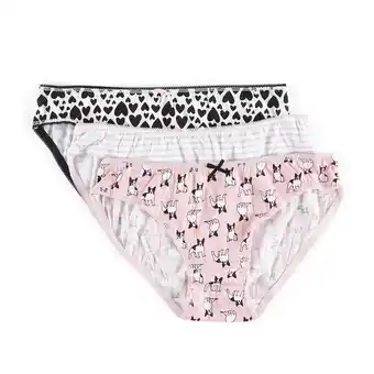 Tottus Pack 3 calzon bikini niña teens oferta