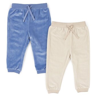 Tottus Packx2 pantalon plush bebe oferta