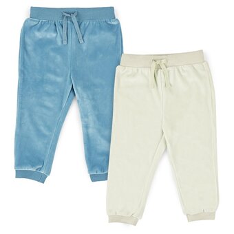 Tottus Packx2 pantalon plush bebe oferta