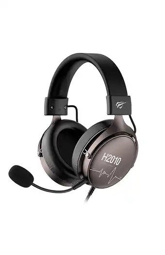 Tiendas EFE Audífonos on ear gamer havit h2010d - negro/ocre oferta