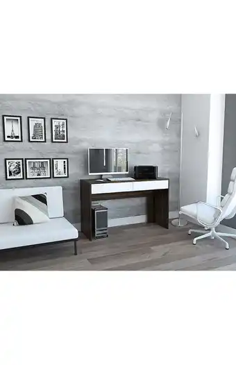 Tiendas EFE Escritorio tuhome acre - habano/blanco oferta