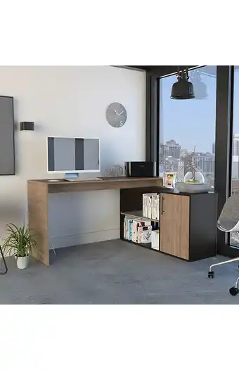 Tiendas EFE Escritorio tuhome 1l bilbao - miel/wengue oferta