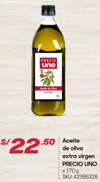 Hiperbodega Precio Uno Aceite de Oliva Extra Virgen Precio Uno 170g oferta