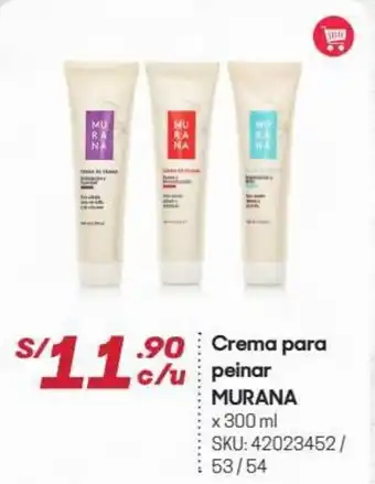 Hiperbodega Precio Uno Crema para Peinar Murana 300ml oferta