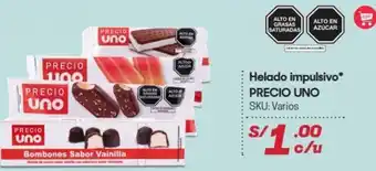 Hiperbodega Precio Uno Helado Impulsivo Precio Uno oferta