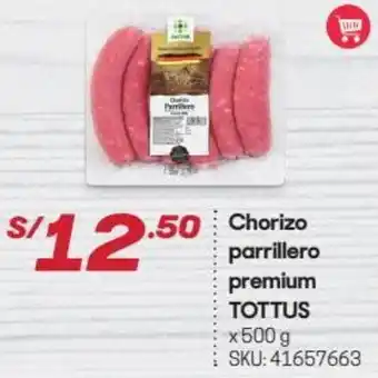 Hiperbodega Precio Uno Chorizo Parillero Premium Tottus 500g oferta