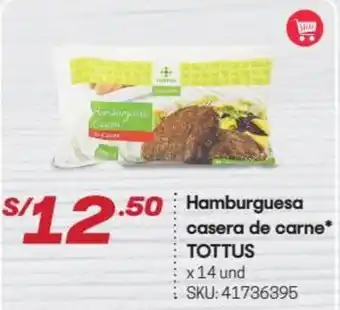 Hiperbodega Precio Uno Hamburguesa CAsera de Carne Tottus 14 und oferta