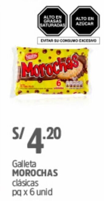 Plaza Vea Galleta Morochas 6 Unid oferta