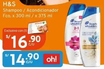 Mifarma H&S Shampoo / Acondicionador 300ml /375ml oferta