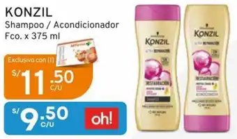 Mifarma Konzil Shampoo/ Acondicionador 375ml oferta