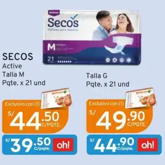Mifarma Secos Active Talla M 21 und oferta