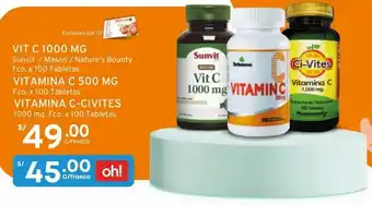 Mifarma Vit C 1000mg/ Vitamina C 500mg/ Vitamina C-Civites oferta