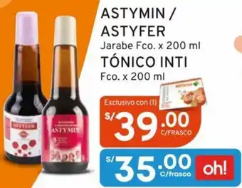 Mifarma Astymin/Astyfer 200ml / Tónico Inti 200ml oferta