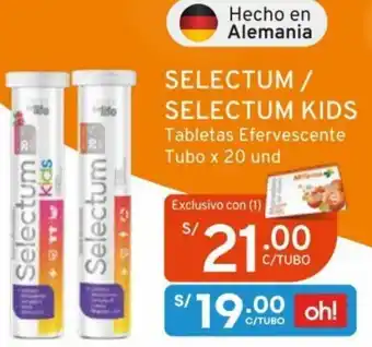 Mifarma Selectum/Selectum Kids 20und oferta