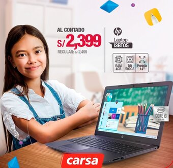 Carsa HP Laptop Core i3 oferta