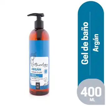 Tottus Gel de baño naturology argan 400ml oferta