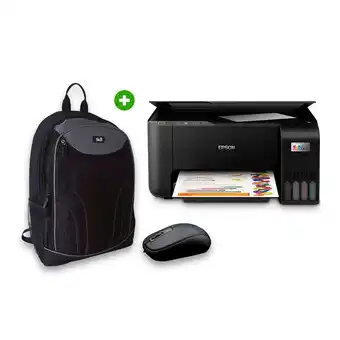 Tottus Impresora l3210 + mochila + mouse oferta