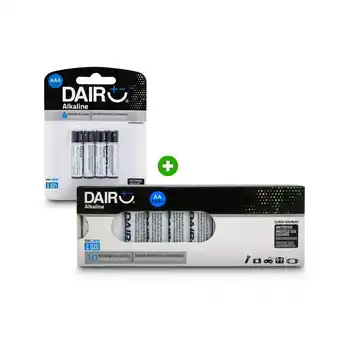 Tottus Pilas alcalinas aax10 + pilas alcalinas aaax4 oferta