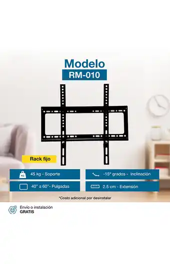 Tiendas EFE Rack fijo de tv d'kaza rm010 40"-60" oferta