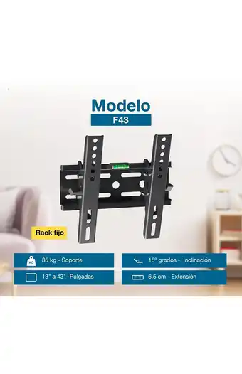 Tiendas EFE Rack fijo de tv d'kaza f43 13"-43" oferta