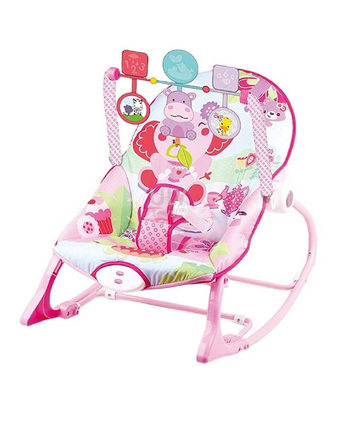 Tiendas EFE Silla mecedora musical con vibrador elefante rosado oferta