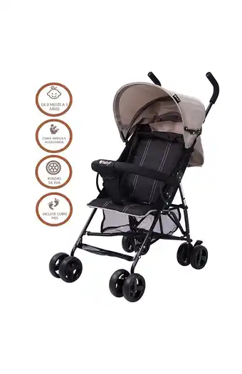 Tiendas EFE Coche bastón ebaby bonnie gris oferta