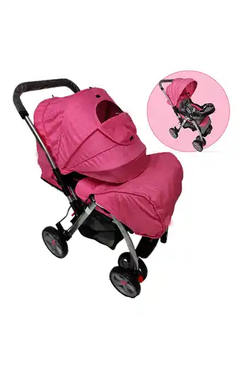 Tiendas EFE Coche mecedor baby kits elite rosado oferta