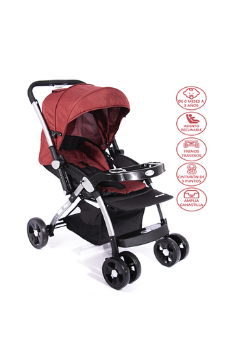 Tiendas EFE Coche mecedor ebaby kuper rojo oferta