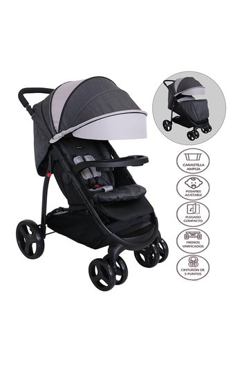 Tiendas EFE Coche mecedor ebaby sayare gris oferta
